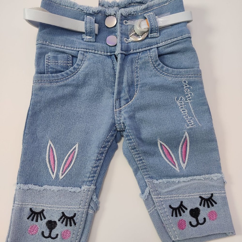 Cute Rabbit Baby Jeans, light weight, NWT, Sizes 9M, 12M & 18M